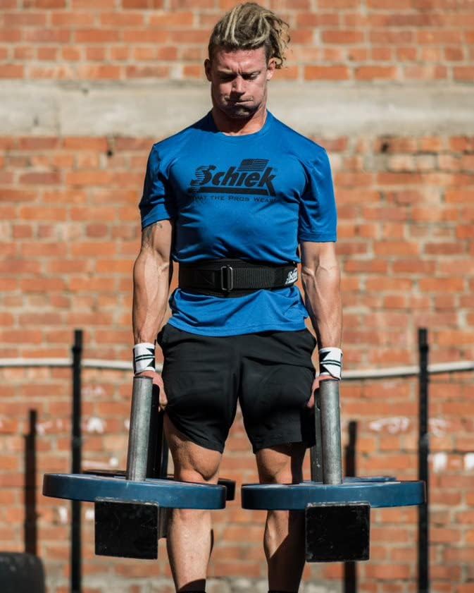 Schiek Sports Model 2004 Nylon 4 3/4" Weight Lifting Belt - Black Small - BeesActive Australia