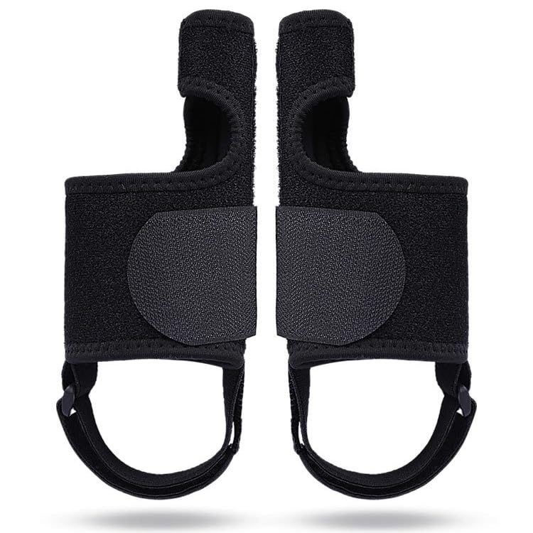 Toe Brace - Big Toe Taping Splint Straightener Wrap with Support Straps for Sprains and Hallux Rigidus Relief (Left And Right) Left And Right