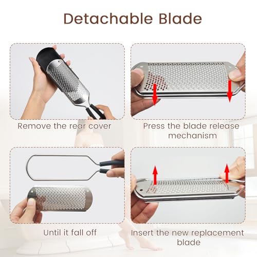 Colossal Foot Rasp Scraper - Callus Remover Detachable Big Hole 1 Count (Pack of 1)