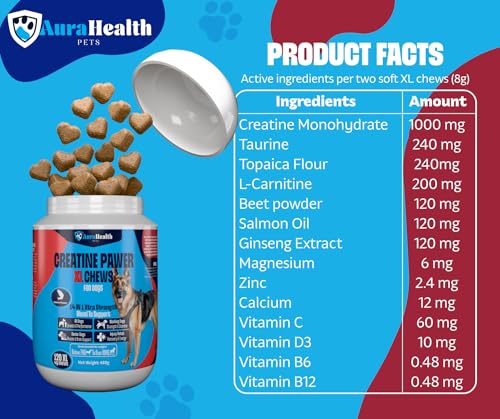 Dual-Action Strength & Gut Health Bundle for Medium to Large Dogs (120 XL Chews x2)