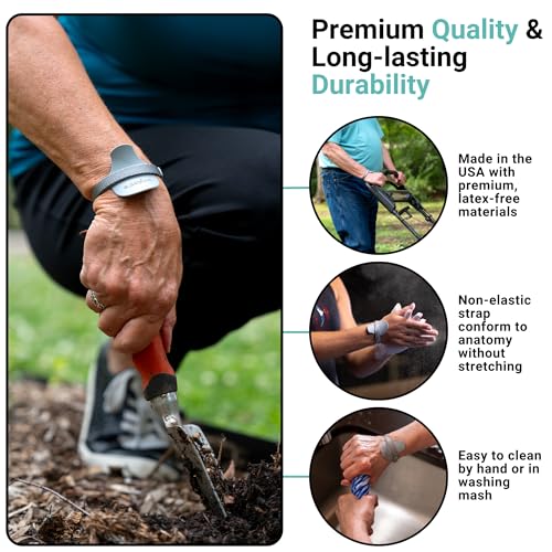 Wristable® Wrist Brace - Versatile Wrist Support Ideal for Pain with Weight-bearing Activities - Adjustable & Comfortable Fit Without Restrition - Ultimate Support and Protection Left-Hand Medium