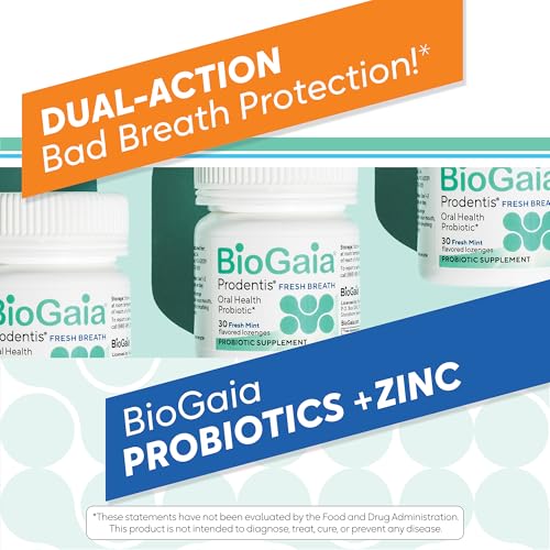 BioGaia Prodentis Fresh Breath Oral Probiotics for Bad Breath & Halitosis