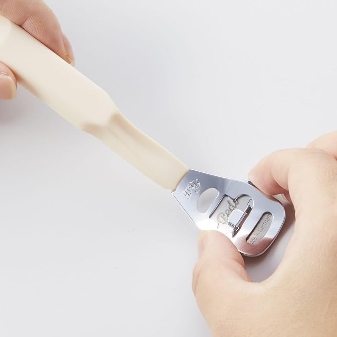 Solingenpedie (manufactured in Germany by Solingen) Corn and dead skin scraper [10 replacement blades included] - BeesActive Australia