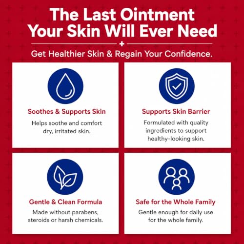 EMUAIDMAX First Aid Ointment for Eczema-Prone, Dry & Itchy Skin, 0.5 oz 0.5 Ounce (Pack of 1)