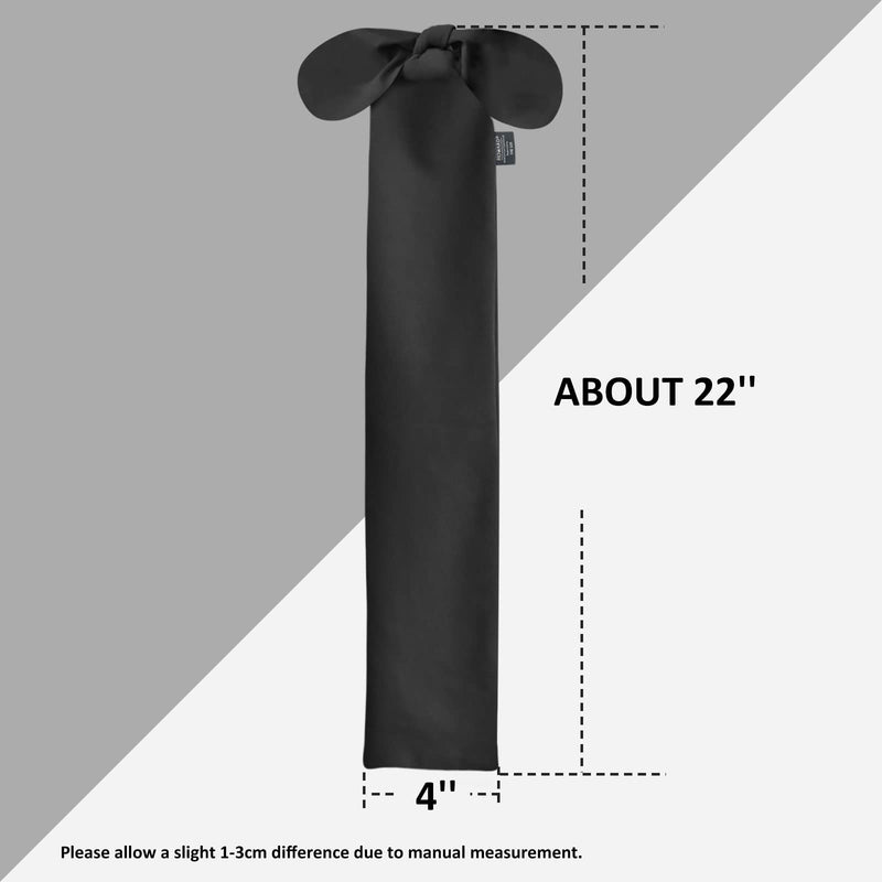 Harrison Howard Stretchy Tail Bag Breathable Horse Tail Guard Slip on Design Protect Horse Tail 2 Strand Closure Straps Keep Tail Clean & Protected 22" L Length Makes Grooming Easy-Classic Black Classic Black - BeesActive Australia