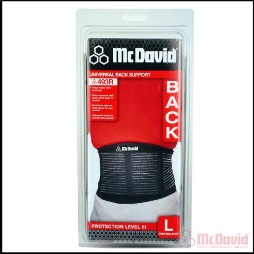 McDavid Back Support Regular Black