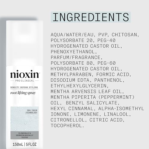NIOXIN Density Defend Styling Collection | Texturizes and Volumizes Styling Root Lifting Spray