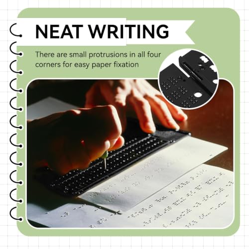 27 Lines 30 Cells Braille Writing Slate with Stylus
