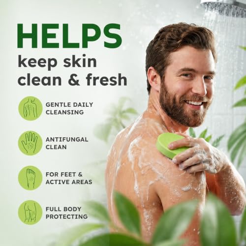 Antifungal Soap, Antibacterial Soap Bar with Tea Tree Oil, 2 Bars 4.1 Ounce (Pack of 2)
