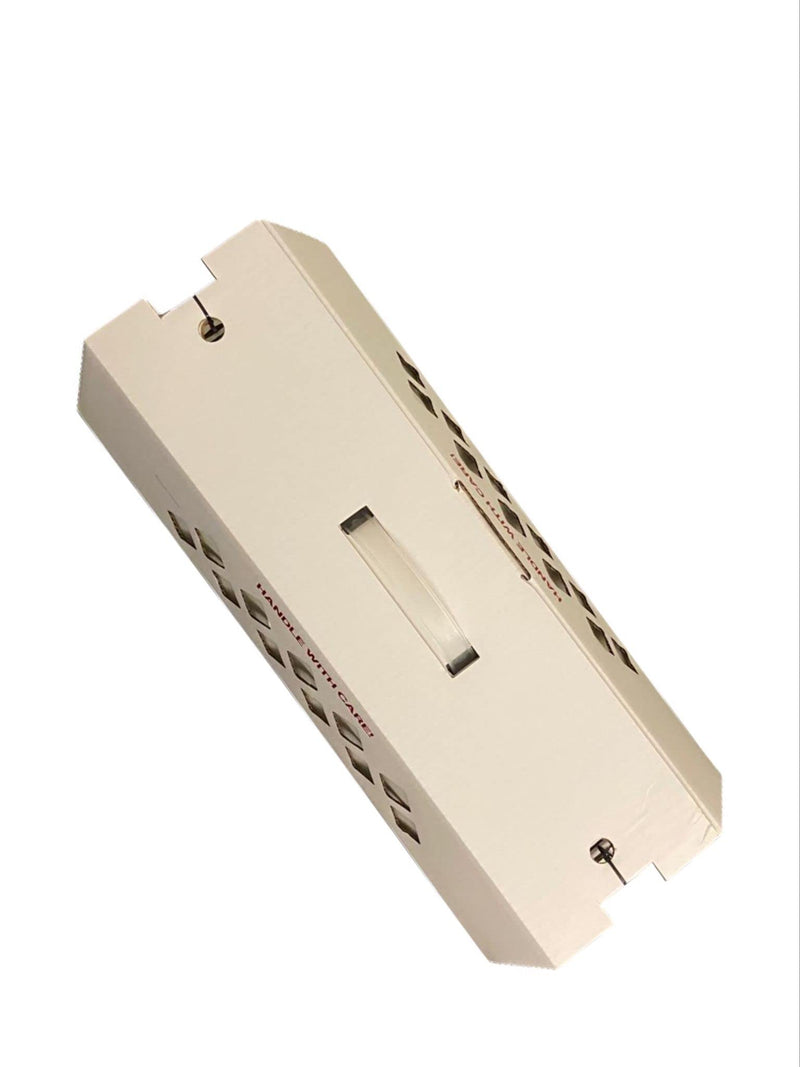 Shipping Box for Live Birds Economy Size 18" x 8" x 12" Tall with Handle - for Poultry, Pigeons, & Canaries -1 Box 1 ct - PawsPlanet Australia