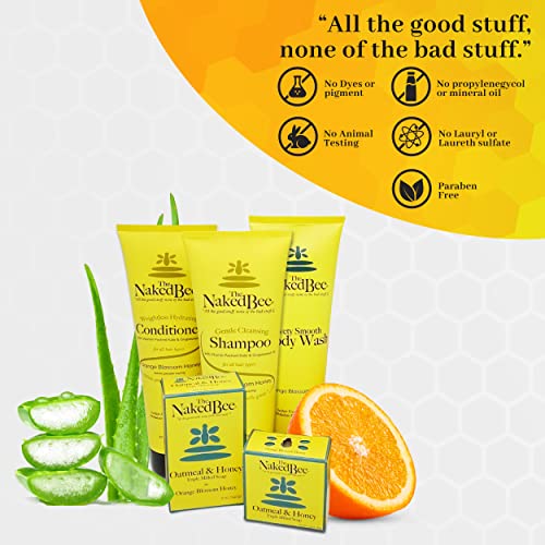 The Naked Bee Gel Cleanser Facial Wash (5.5 oz) Hydrating & Moisturizing - Daily Gel Cleanser Face Wash for All Skin Type with Orange Blossom Honey (Pack of 2) 1 Ounce (Pack of 2)