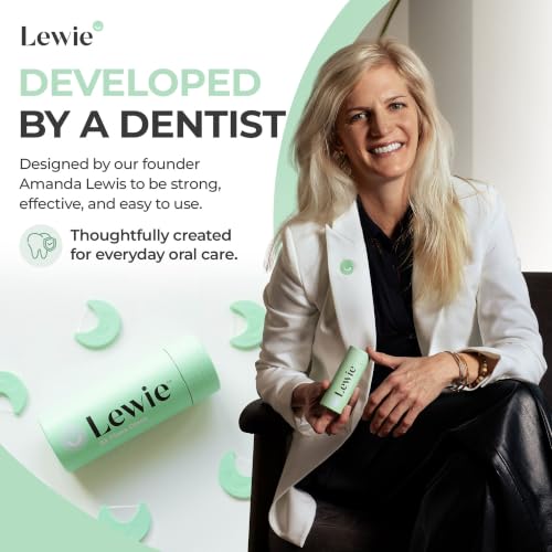 Lewie Dental Floss Discs - Portable Eco-Friendly System - 96ct 96 Count