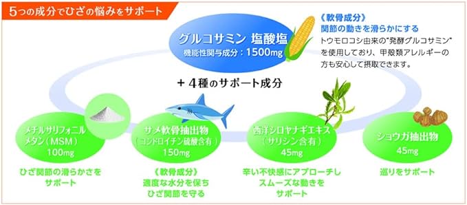 Kyoto Yakuhin Healthcare Locomo Assist Approximately 1 month's supply 270 tablets Bending and straightening the knees Relieve knee discomfort Glucosamine Chondroitin White willow Ginger MSM - BeesActive Australia