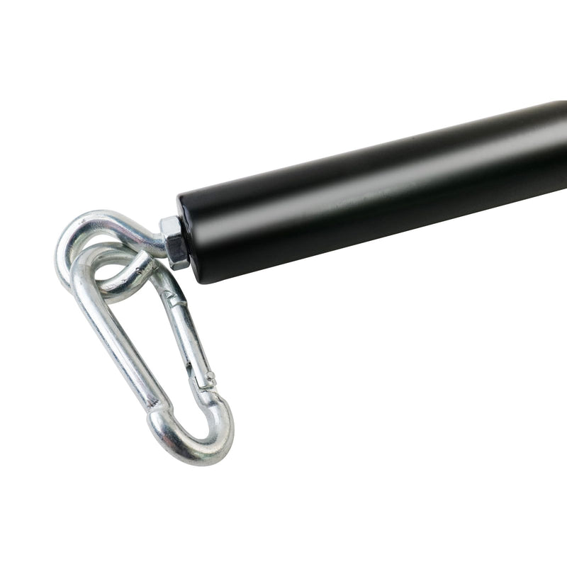 Spreader Bar Silver/Black Adjustable Exercise Stainless Steel Bar, Yoga Training Fitness Gear, Workout Bar,Sports Gym Kit Black