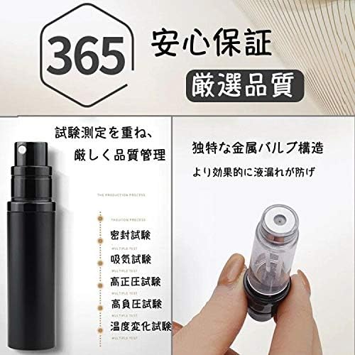 Atomizer Perfume Atomizer, UULANFA Refill, Portable Atomizer, Perfume, Refill, One-touch Refill, Push-Type, Carry-On Compatible, Unisex, 0.2 fl oz (5 ml) (JX-Black) -  Australia