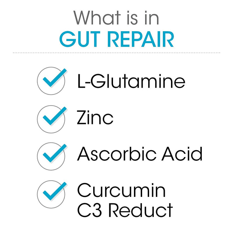 Silver Fern Gut Repair - Digestive Health Supplement Powder | L-Glutamine, Curcumin, Zinc & Ascorbic Acid (2 Tubs - 60 Servings) 5.7 Ounce (Pack of 2)