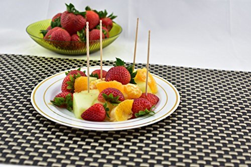 Gmark Premium 4" Kokeshi Toothpicks Skewers 500ct (2 Packs of 250) Extra long toothpicks for appetizers GM1034 4 Inch - BeesActive Australia