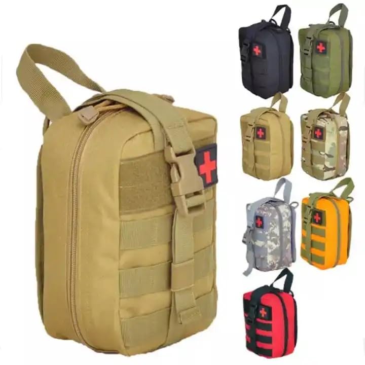 First Aid kit Set Red - Waterproof Home Medical Kits Bag Large with First Aid Equipment, Car, Boat, Hiking, Camping - BeesActive Australia
