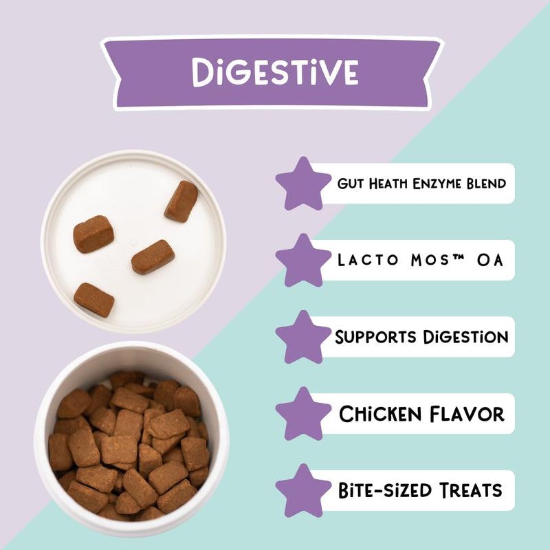 LOVE, NALA - Digestive Health Supplement for Cats - 90 Soft Chews - Digestive Enzymes - Helps Support Digestive System, Diet Changes, & Food Transitioning - 3.2 oz Digestion - BeesActive Australia