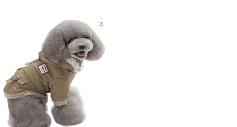 Dog Hoodies, Thickened Dog Overall, Army Hoodie Sweater, Cotton Jacket Fur Coat for Small Dog & Medium Dog & Cat (Green, Large) Green - BeesActive Australia