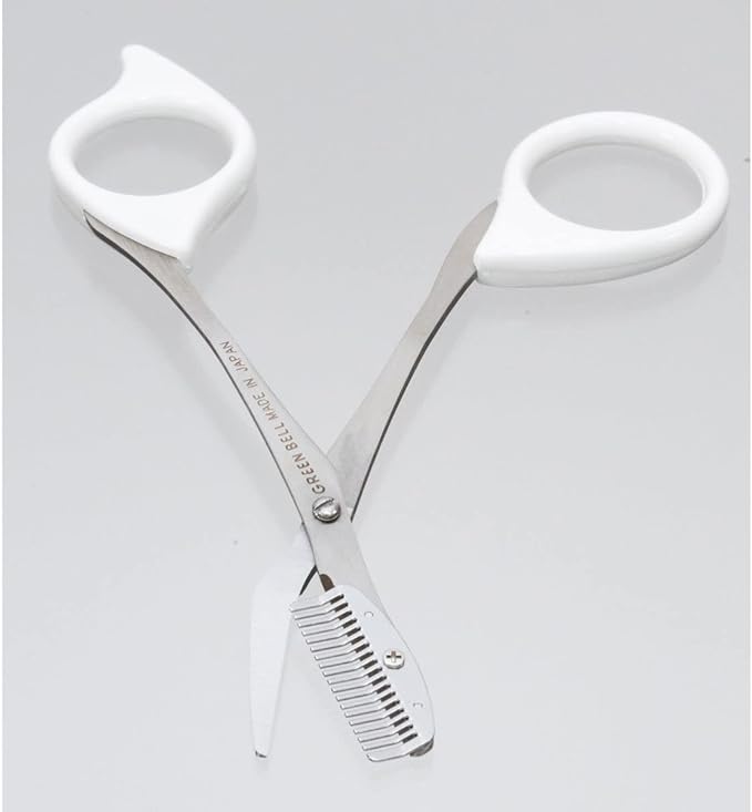 Greenbell Stainless Steel Brow Scissors with Brow (White) -  Australia