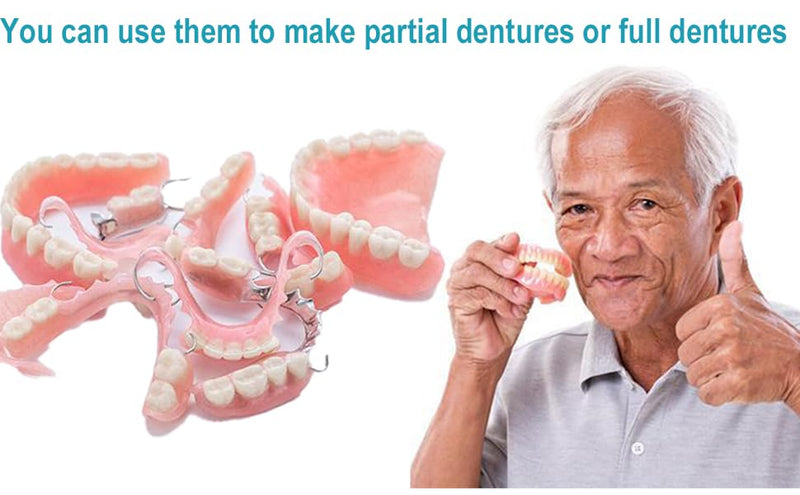 DIY Denture Teeth Repair Kit Fake Teeth,Tooth Fixing Kit for Missing and Broken Teeth, Temporary Teeth Replacement Kit