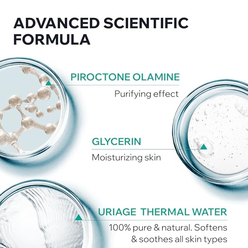 Uriage Hyseac Imperfections Cleansing Gel, Face, Body & Back Imperfections 1 Fl Oz (Pack of 1)