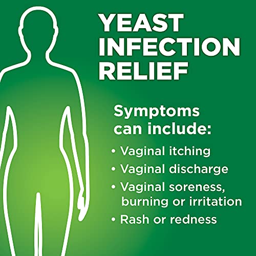 Amazon Basic Care Miconazole Nitrate Vaginal Cream (4 Percent), 3-Day Yeast Infection Treatment for Women with Prefilled Applicators, 0.18 ounce, 3 count 3 Day Treatment