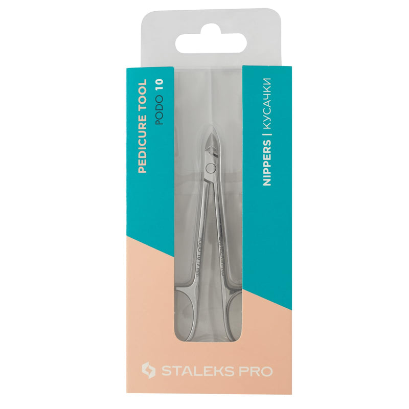 Staleks PODO 10 Podology Scissors-Style Nippers – 7 mm Blades with Heel – Beveled Straight Tips – Ideal for Corns, Calluses, and Cuticle Processing - BeesActive Australia