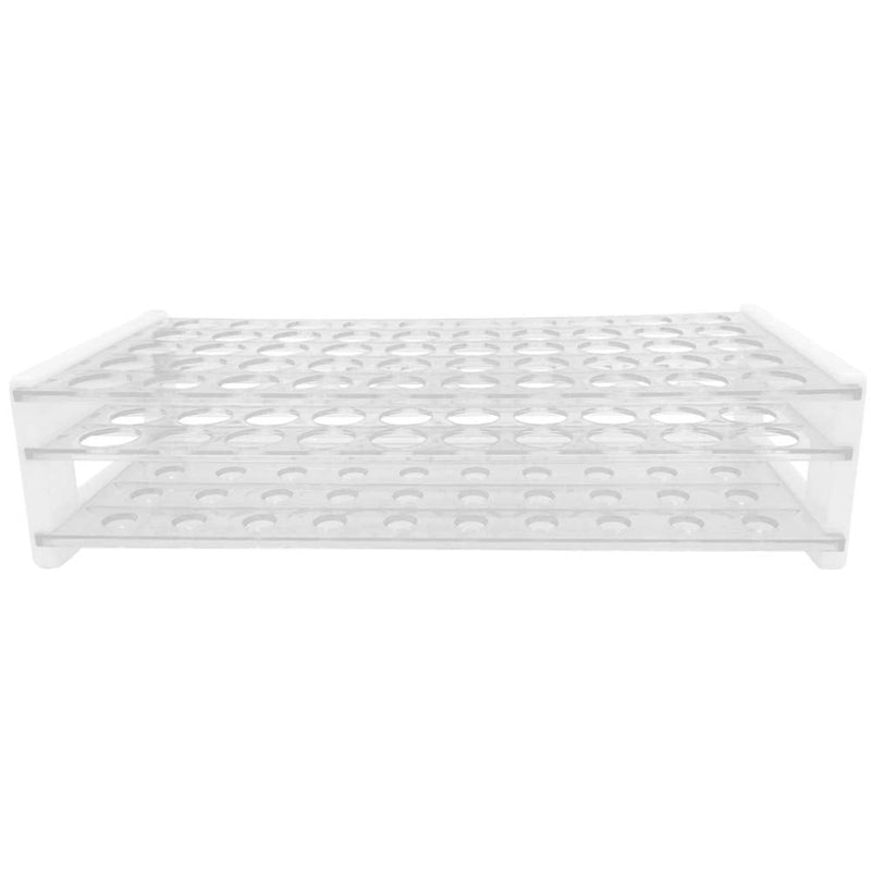 Plastic Test Tube Rack for 15/18 mm Tubes, Hole Diameter is 18.7mm, Holds 50, Detachable, Karter Scientific 208U7 (Pack of 10) 15/18mm Pack of 10