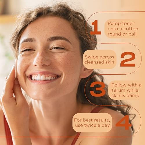 InstaNatural Vitamin C Face Toner, Brightens, Balances pH and Reduces Signs of Aging, Fine Lines and Wrinkles, with Witch Hazel, Lavender and Geranium Oils, 4 Fl Oz 4 Fl Oz (Pack of 1) Vitamin C Toner
