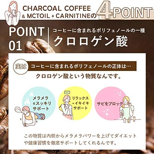 Charcoal coffee + MCT oil & carnitine (about 1 month supply) 100g (about 30 cups) Decaffeinated coffee Unsweetened Bamboo charcoal Diet coffee - BeesActive Australia
