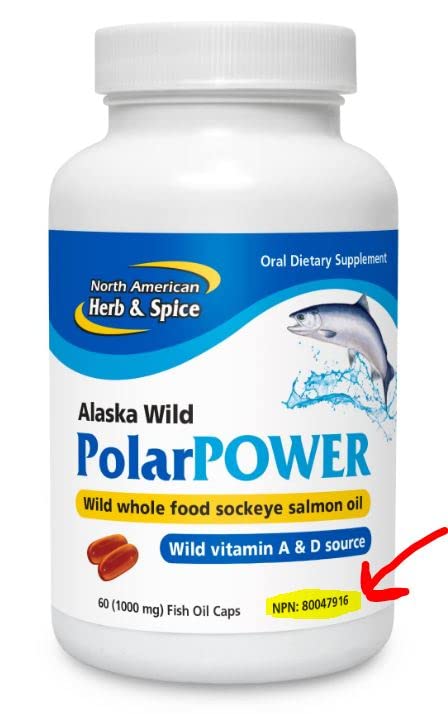 North American Herb and Spice, Polar Power Gel-Capsules, 60-Fish Oil Caps.