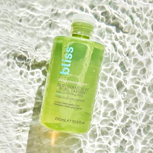 Bliss Disappearing Act Niacinamide Pore Toner - 10 Fl Oz - Soothing Formula Disappearing Act Toner