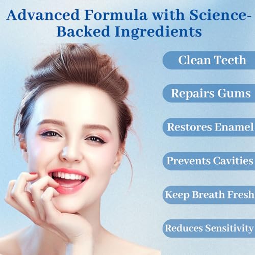 Odontic Repair, Cavity Healing Tooth Armor Liquid, Nano Hydroxyapatite Remineralization Complex for Cavity Repair, Teeth Whitening with Remineralization Drops, Enamel Strengthening