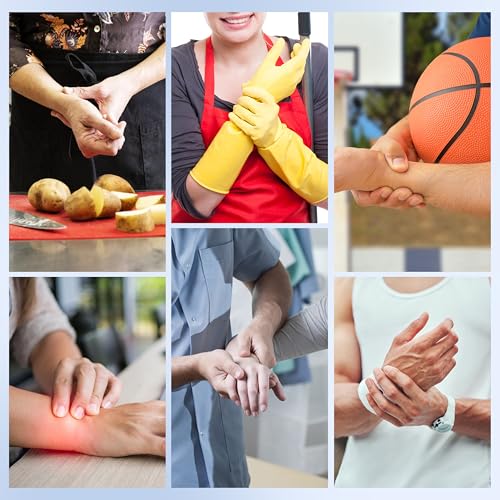 Wrist Brace for Men & Women – Provide Support for Sports, Work, Daily Activities& Wrist Strains Relief – Adjustable Support for Tendonitis, Carpal Tunnel & Arthritis – Fits Left & Right Wrist (2, Black) 2