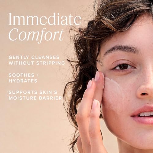 Farmacy Gentle Creamy Face Cleanser - Hydrating Facial Cleanser to Nourish + Help Remove Makeup + Impurities - Enriched with Aloe + Moringa Oil to Soothe, Purify + Refresh Skin (150ml) Gentle Creamy Cleanser 5 Fl Oz (Pack of 1)