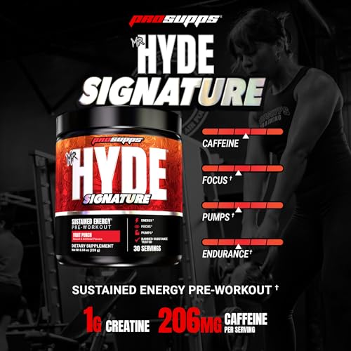 ProSupps Mr. Hyde Signature Pre Workout Powder with Creatine, Fruit Punch 30 Servings (Pack of 1)