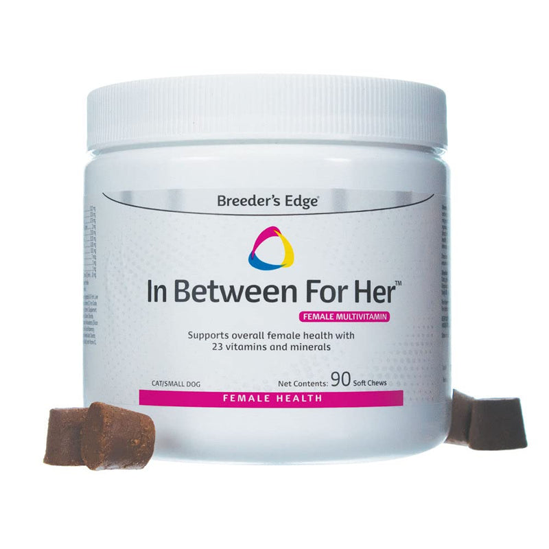 Revival Animal Health Breeder's Edge in Between for Her, Female Multivitamin for Cat/Small Dog- 90 ct - PawsPlanet Australia