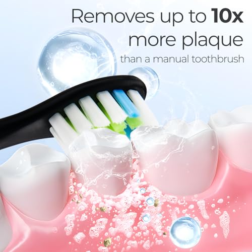 Sonic Electric Toothbrush for Adults Black