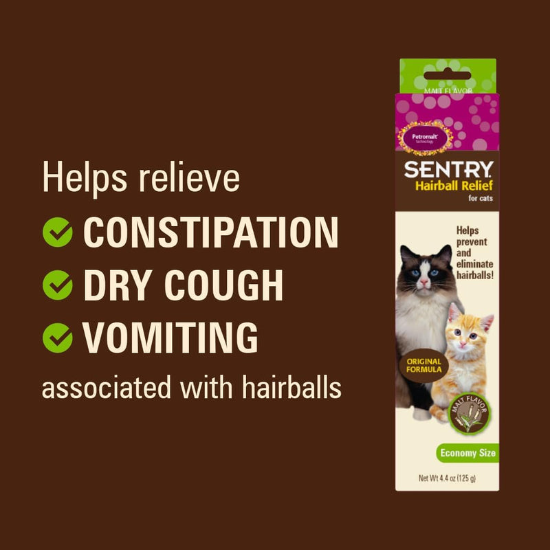 Sentry Hairball Relief for Cats,Malt Flavor,4.4 Ounces - BeesActive Australia