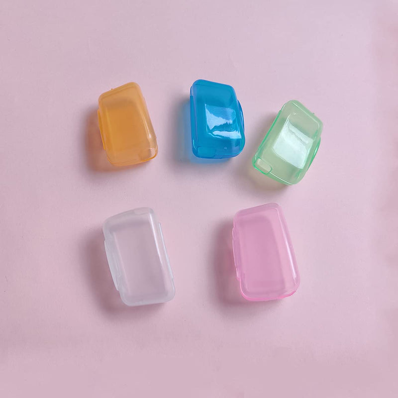 10 Pieces Portable Toothbrush Containers Travel Toothbrush Cap Cover Tooth Brush CapsConvenient for Travel, Home, Office and Hotel Use - BeesActive Australia