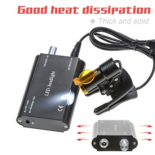 EAST Brand Black Color 5W Headlamp (Plastic Style)