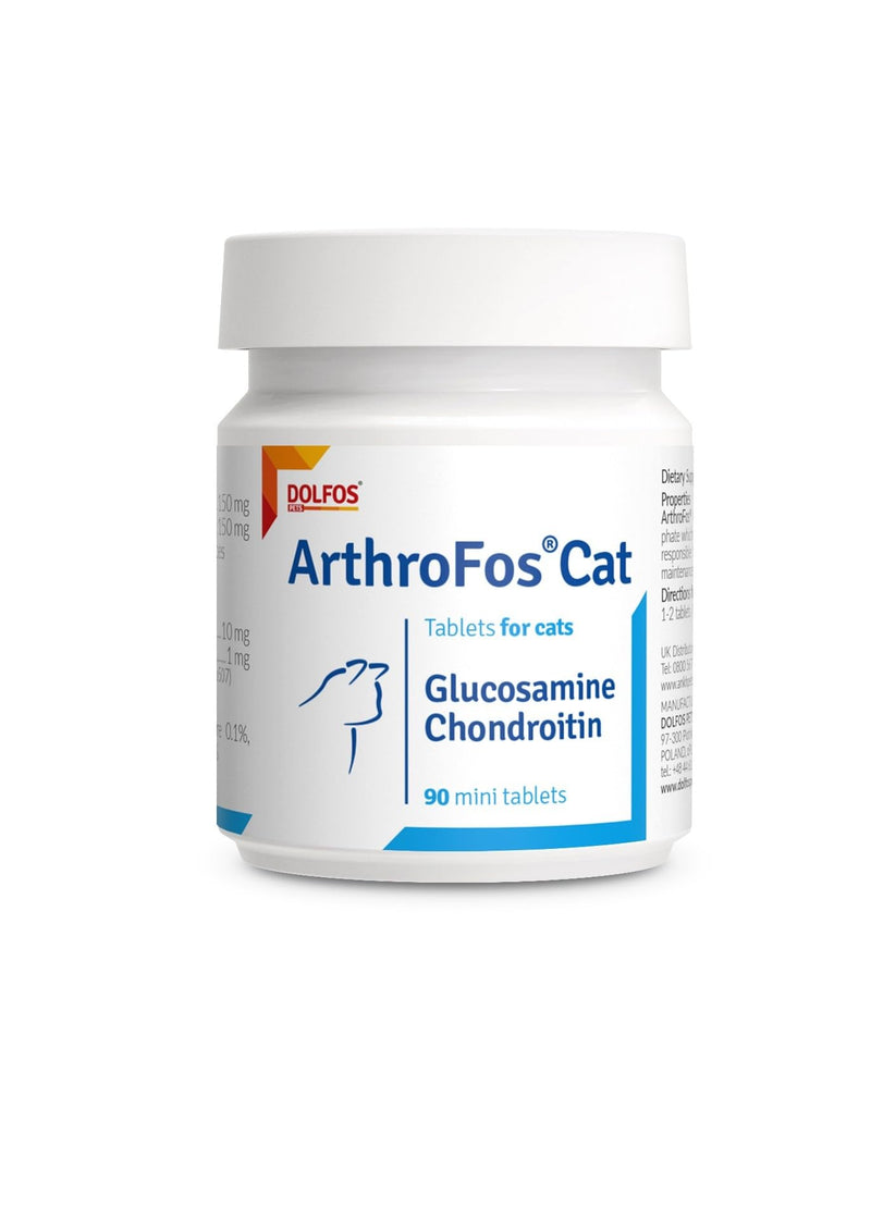 ArthroFos Cat 90 mini Tablets Chondroitin and Glucosamine Sulphate for Cats