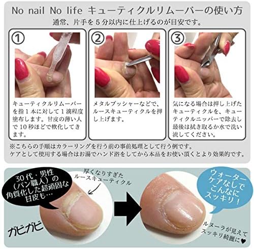 Nonail Nolife Domestic Cuticle Remover, 0.7 fl oz (20 ml), 1 Pack - BeesActive Australia