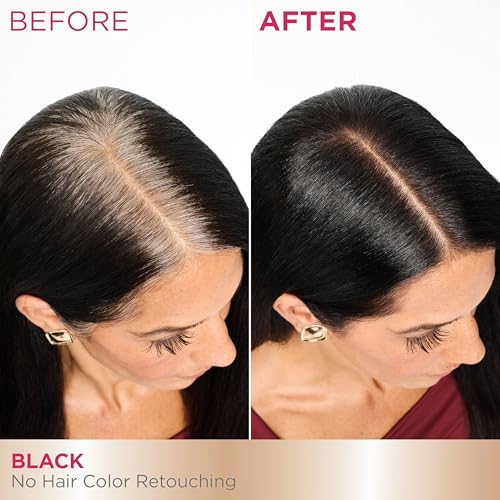 Garnier Color Sensation Root Retouch, Demi Permanent Hair Dye for Roots with 100% Gray Coverage and No Ammonia, Black Hair Dye 1.0, Pack of 6 (Packaging May Vary)