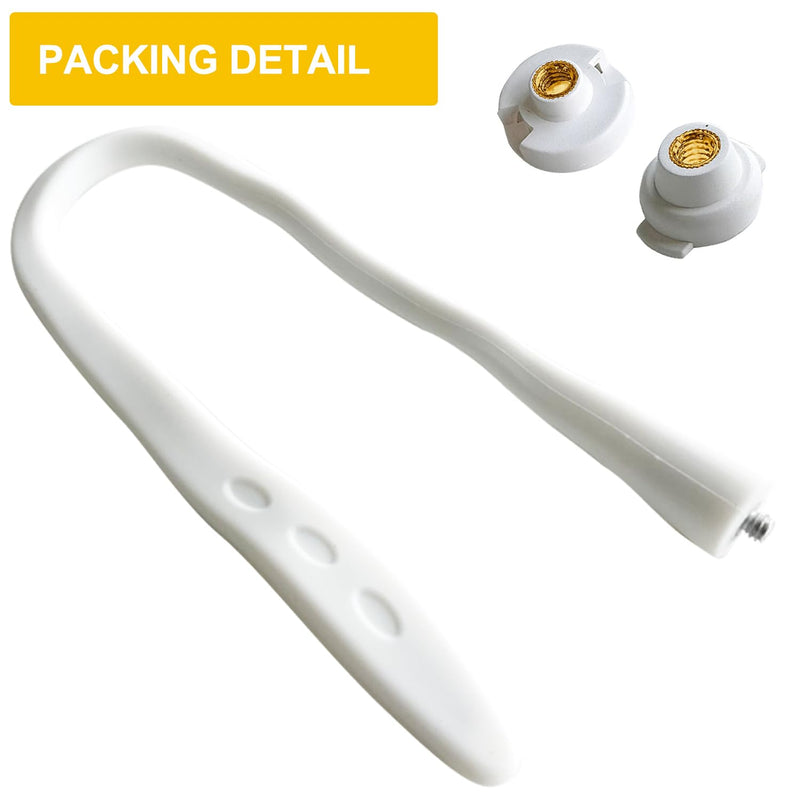 iTODOS Baby Monitor Mount Compatible with HelloBaby HB65/HB66/HB248,ANMEATE SM935E Baby Monitor Camera, Versatile Twist Mount without Tools or Wall Damage -White White - BeesActive Australia