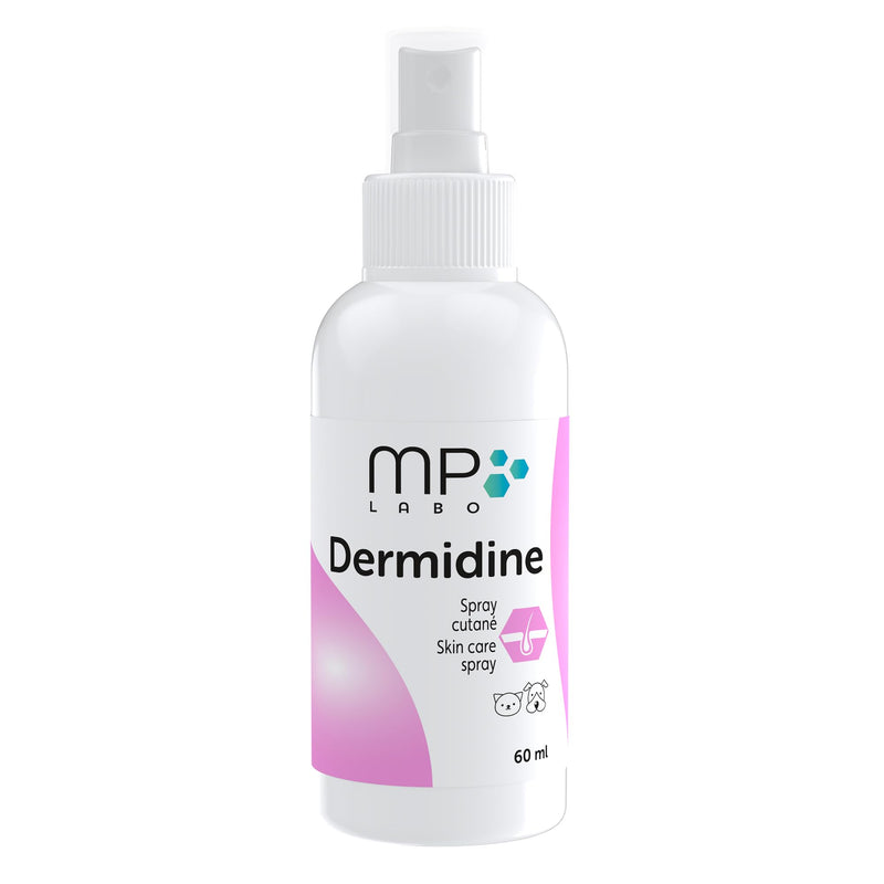 Dermidine antiseptique pour chien et chat - Spray de 60 ml