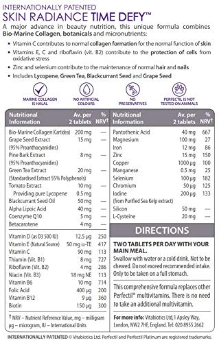 Vitabiotics Perfectil Platinum Skin Radiance 60 Tablets
