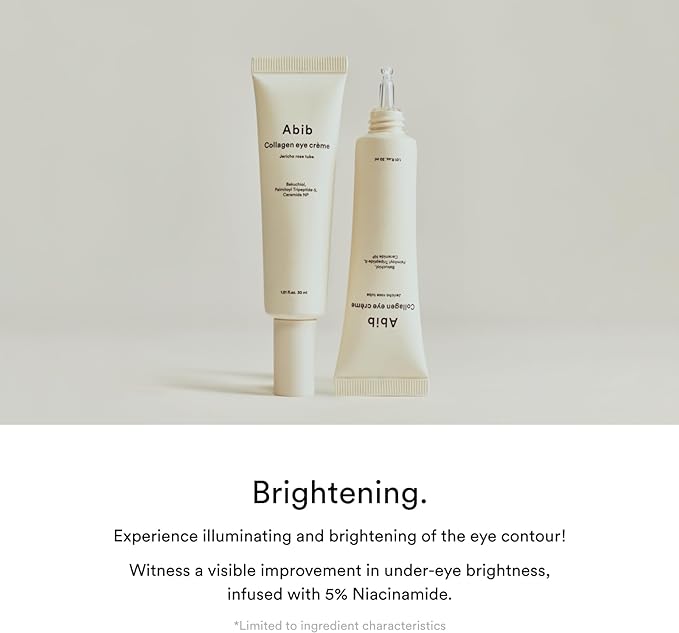 Abib Collagen Eye Cream Resurrection Grass Tube 30ml Aviv Korean Cosmetics Skin Care Mask Pack Sensitive Skin Moisturizing Pores Eye Care -  Australia